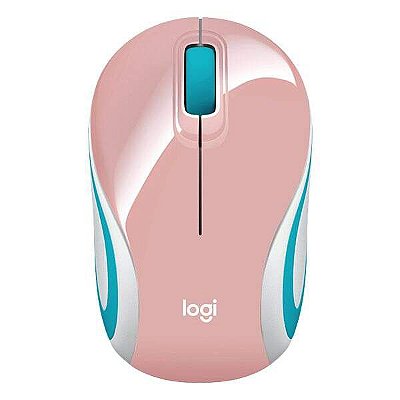 Mouse mini wireless Logitech M187 rosa (910-005364)