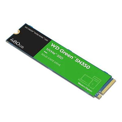 SSD 480 Gb M.2 2280 NVMe Western Digital Green Series SN350 (WDS480G2G0C)