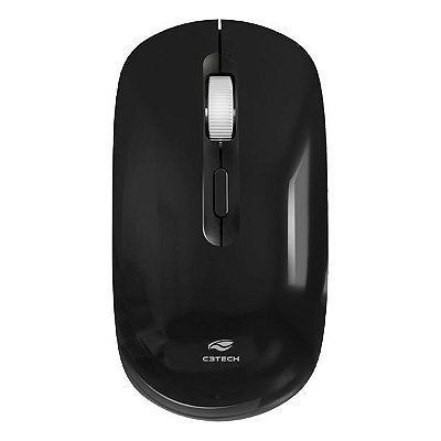 Mouse wireless recarregável C3Tech M-W80BK