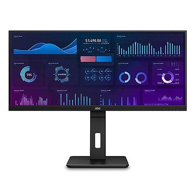 Monitor 34.0 Ultrawide AOC Q34P2