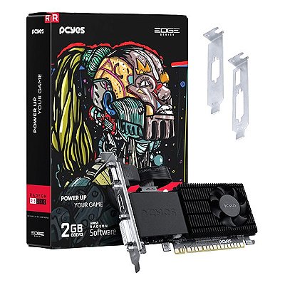 Placa de vídeo PCI-E PCyes AMD RADEON R5 230 2 Gb DDR3 64 Bits (PPER230DR3LPBR)