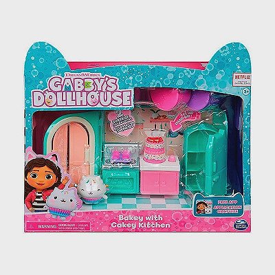 Casa Mágica da Gabby - Playset Luxo Cozinha com a Cakey Cat - Sunny 3068