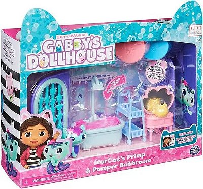 Casa Mágica da Gabby - Playset de Luxo Banheiro com Mercat - Sunny 3069
