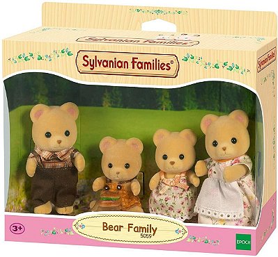 Sylvanian Families - Família Dos Ursos Piers Epoch 5059