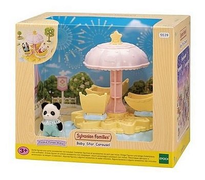 Sylvanian Families Carrosel Estrela Para Bebês Pandas Epoch