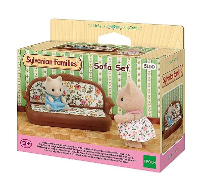 Sylvanian Families Conjunto Sofa Brinquedo  Epoch 5150