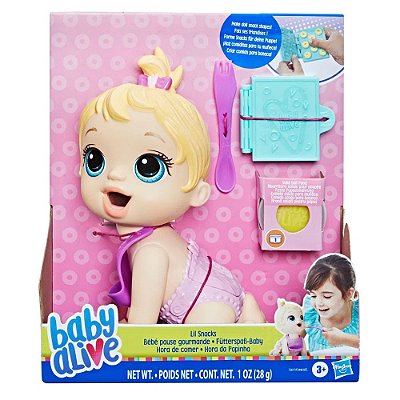 Boneca Baby Alive Hora da Papinha Loira - Hasbro F2617