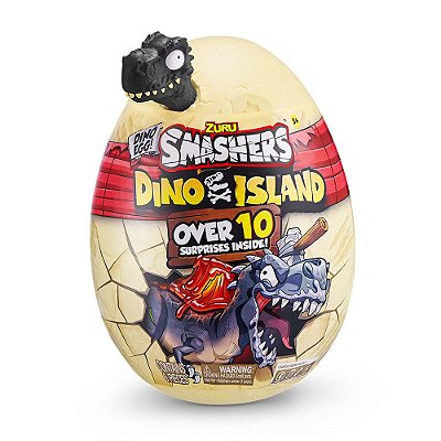 Smashers Ovo Dino Pirata Médio 10 Surpresas - FUN F925