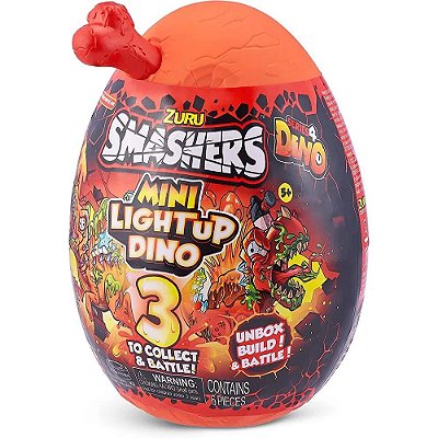 Smashers Ovo Dino Light Up Pequeno - Fun F843