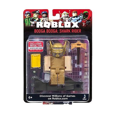 Boneco Roblox - Booga Booga: Shark Rider Jazwares - Sunny