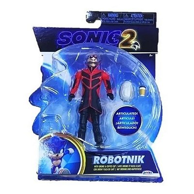 BONECO SONIC Tails Articulado - Candide 3407 - TRENDS Brinquedos