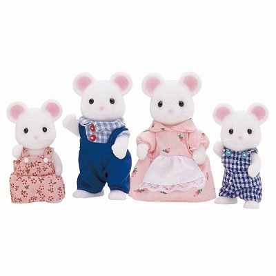 Sylvanian Families - Família Ratos Brancos 2985