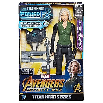 Boneco Viúva Negra 30cm Avengers Guerra Infinita Titan Hero - Hasbro E0614