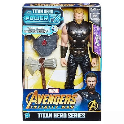 Boneco Thor Avengers - Power FX Pack - E0616 Hasbro