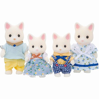 Sylvanian Families - Família Gatos de Seda 4175