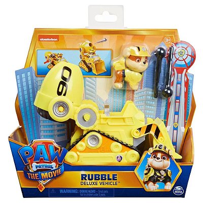 Veículo e Figura Patrulha Canina 2701 - RUBBLE DELUXE