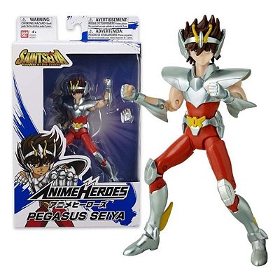 BONECO CAVALEIROS DO ZODIACO - PEGASUS SEIYA F0002 FUN