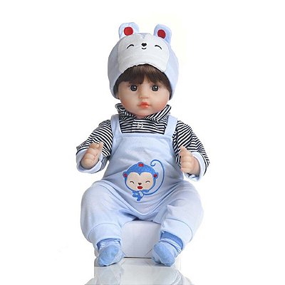 Boneco Reborn Bebê Elegance Luxo - Menino David - 1314 - Novabrink - Real  Brinquedos