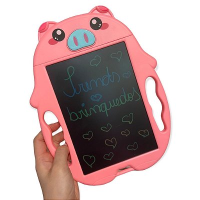 Lousa Magica Infantil de LCD - Porquinho