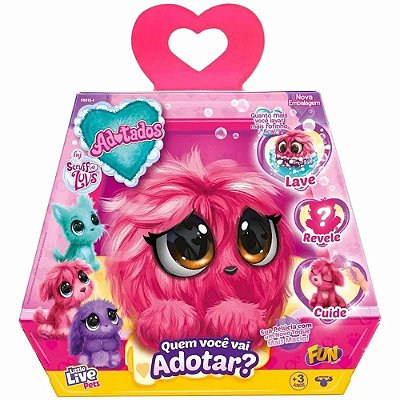 Furballs Pets Adotados Surpresa Rosa - Fun