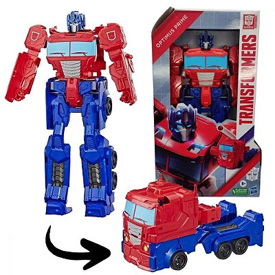 Boneco Transformers Titan Changer Optimus Prime E5888