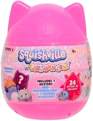 Squishmallows Squishville Pelúcia Surpresa 3430