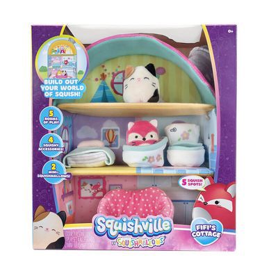 Squishmallows Squishville Pelúcia e Acessórios Chalé Fifi 3434