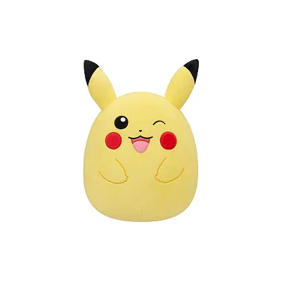 Pelúcia Squishmallow Pokemon 25 cm - Pikachu