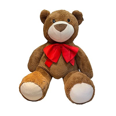 Urso Gigante de Pelúcia com Laço 1,7m de Altura