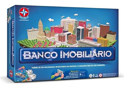 Jogo Tabuleiro Banco Imobiliario - Estrela