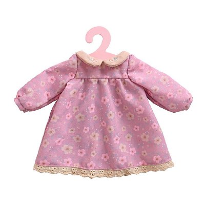 ROUPA DE BONECA METOO VESTIDO FLORIDO MANGA COMPRIDA LOLLY POPPY