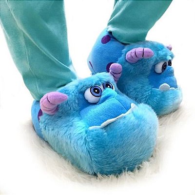PANTUFA SULLEY 3D TAM M 36-38 - MONSTROS SA