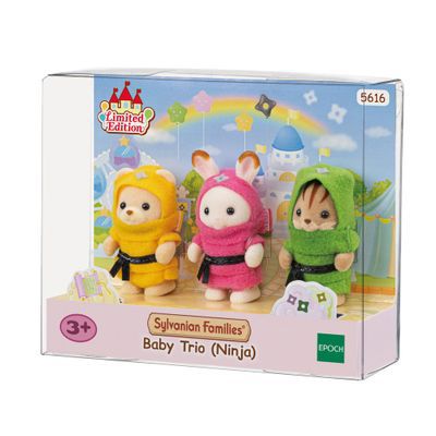 Sylvanian Families Trio Baby Ninja - Epoch 5616