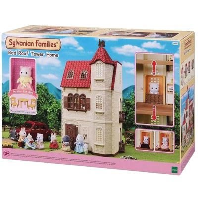 Sylvanian Families Casa Torre Telhado Vermelho 5400