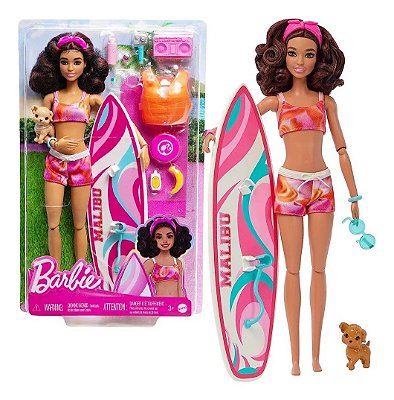 Boneca Barbie O Filme Boneca Dia do Surf - Mattel