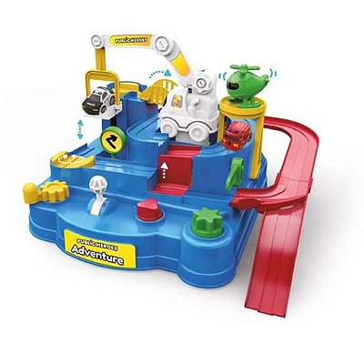Playset Pista Carrinhos Divertidos Com 2 Carros 0874 - Shiny Toys