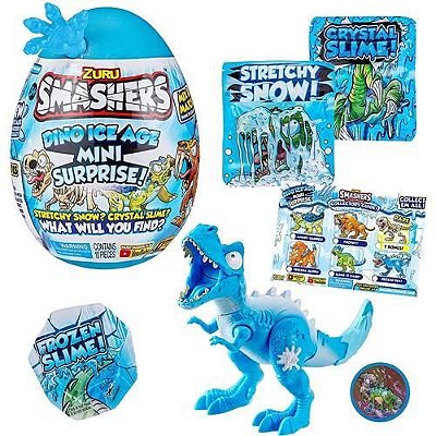 Dinossauro Smashers Dino Ice - Ovo Mini Surprise - FUN