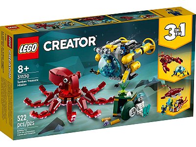 LEGO CREATOR 31130 - MISSAO DO TESOURO AFUNDADO