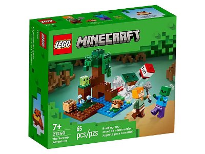 Brinquedo De Montar Lego Minecraft Estabulo De Cavalos - 21171 - Arco-Íris  Toys