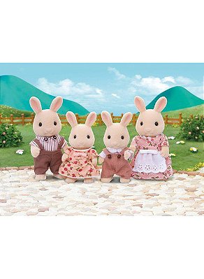 Sylvanian Families Família Coelhos de Leite - 5639