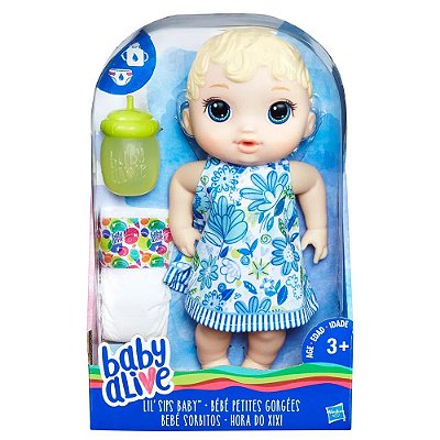 Boneca Baby Alive Hora do Xixi Loira - Hasbro E0385
