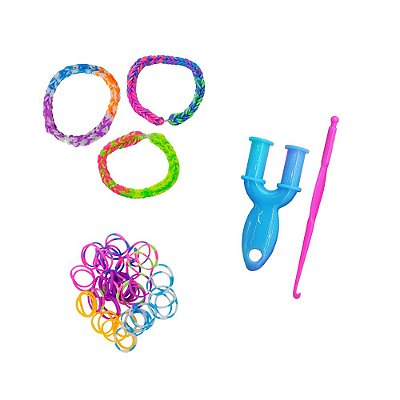 Conjunto Pulseira de Elástico Estojo Pequeno - DMT6696