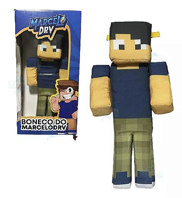 Boneco Youtuber Marcelo Drv Minecraft 35 Cm