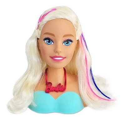 BONECA BARBIE BUSTO - Pentear Cabelo 1255 - Pupee