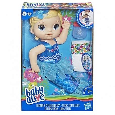 Boneca Baby Alive - Sereia Loira E3693 Hasbro