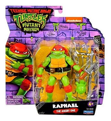 Boneco Tartaruga Ninja Articulado 11 cm - Raphael