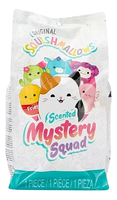 Pelúcia Infantil Squishmallows Cheirinho Mystery Squad Sunny
