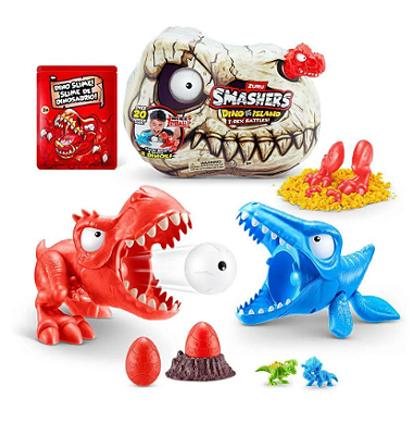 Smashers Dino Island Batalha Vermelho - FUN F149-5
