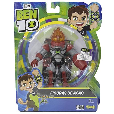 Boneco Chama - Ben 10 Figura Articulada 10 cm Sunny