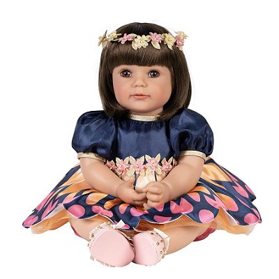 Bebe Reborn Boneca Adora Doll Menina Flutterbye Baby Corpo de Pano 22119